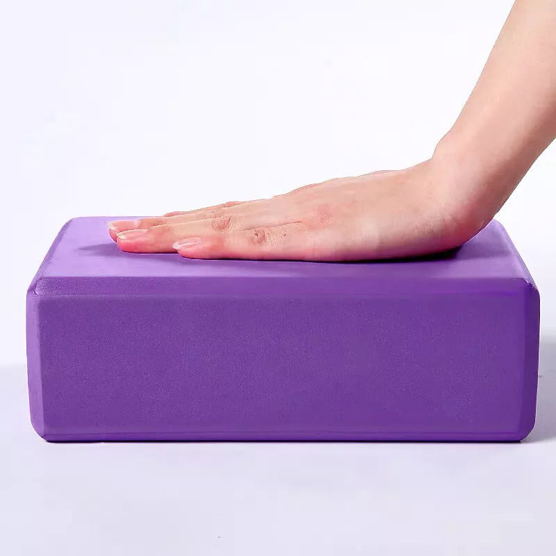 2PCS Home Exercise Fitness Gym Sport Tool Yoga Block Foaming Brick Purple