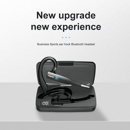 Driver Portable Earphone Headset Wireless Bluetooth Mic Business Headphones