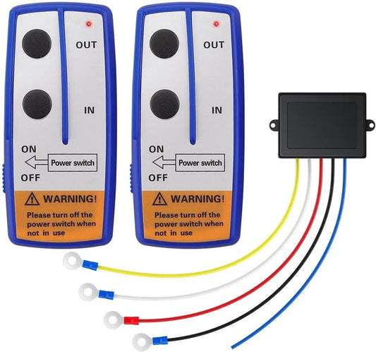 2X Jeep Remote Control Switch Recovery Handset 100ft Wireless Winch Console