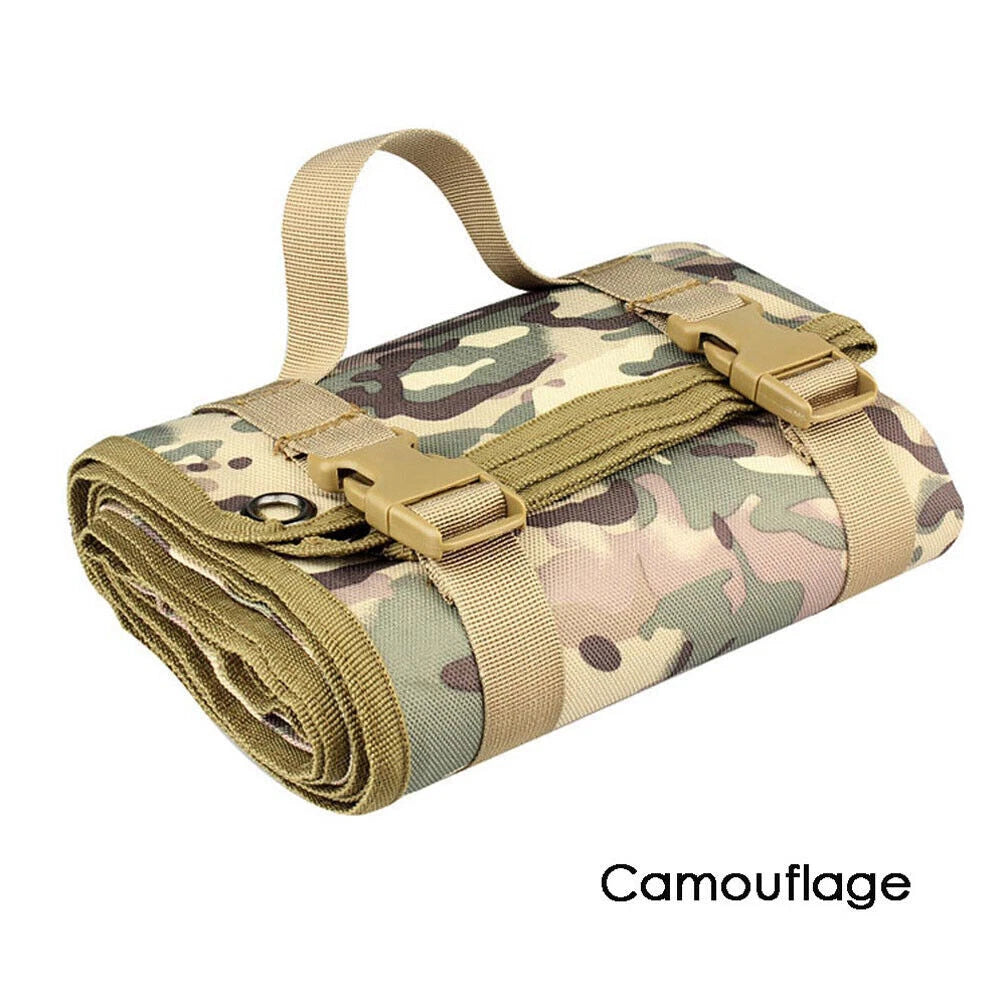 Training Molle Roll Up Hunting Gun Pad Tactical Shooting Range Mat Camouflage