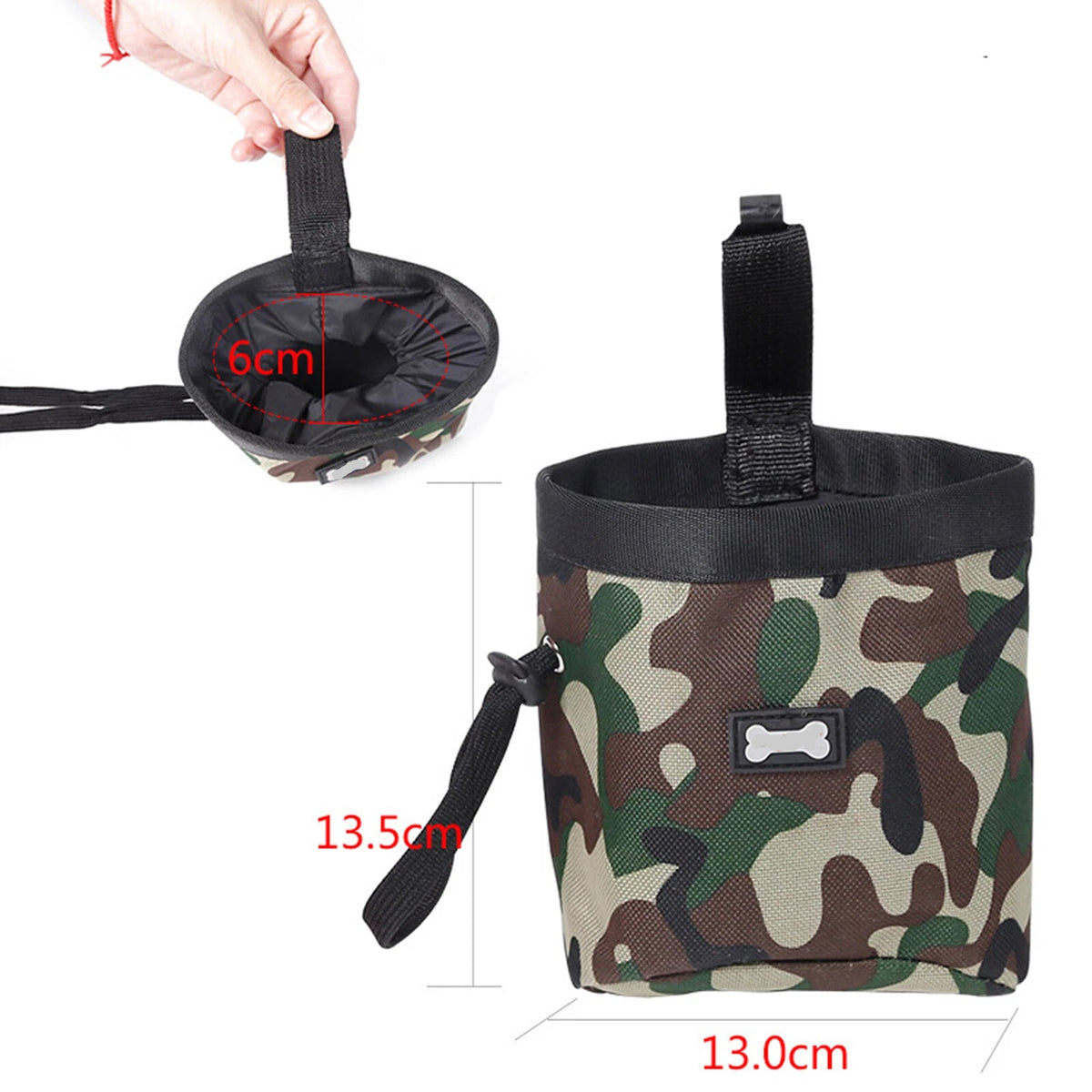 Feed Pouch Training Snack Waist Bag Pet Puppy Dog Obedience Training Treat Bag