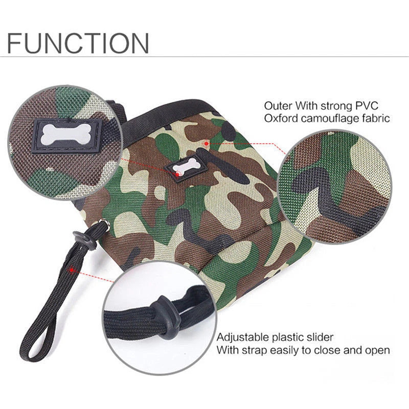 Feed Pouch Training Snack Waist Bag Pet Puppy Dog Obedience Training Treat Bag
