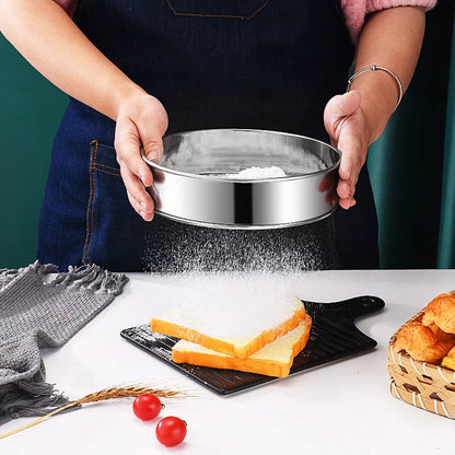 Fine Mesh Oil Strainer Sifter Stainless Steel Flour Sieve Colander Filter 15CM