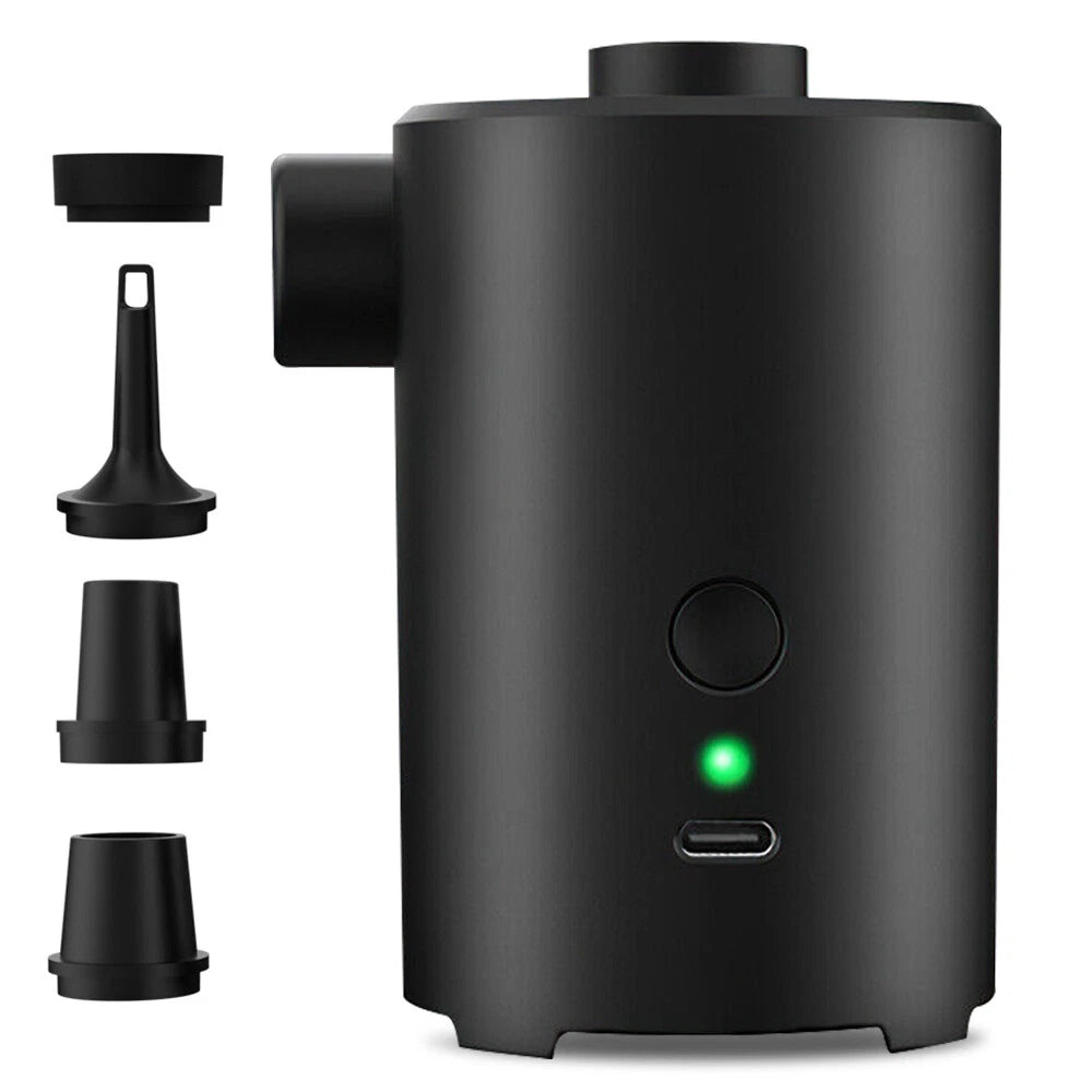 USB Rechargeable Inflator Electric Pump 20W Portable Bed Matress Pool Air Pump