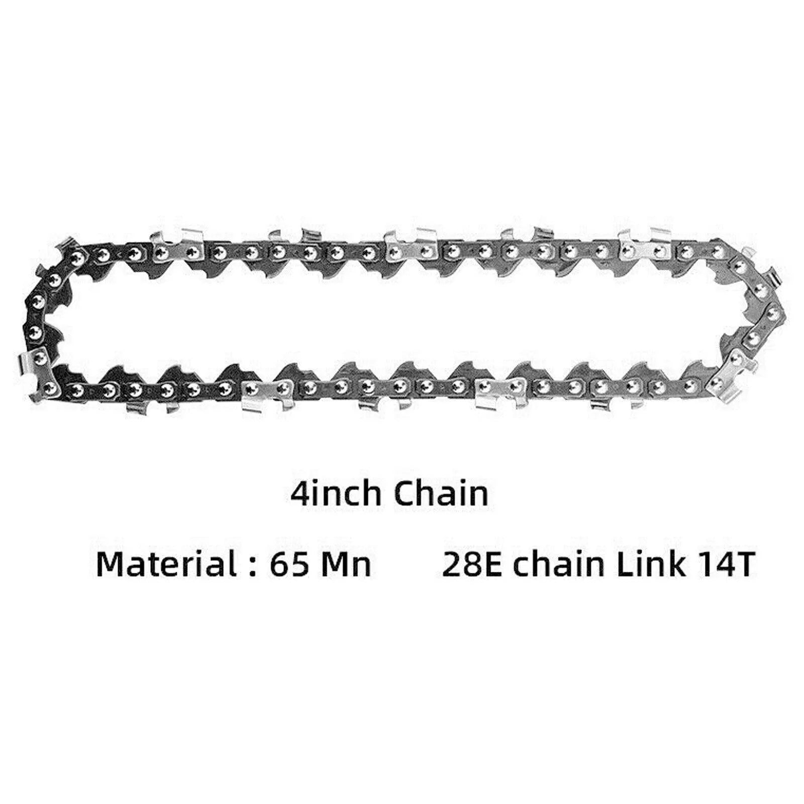2PC Mini Cordless Electric Chainsaw Wood Cutter 6" Chainsaw Chains