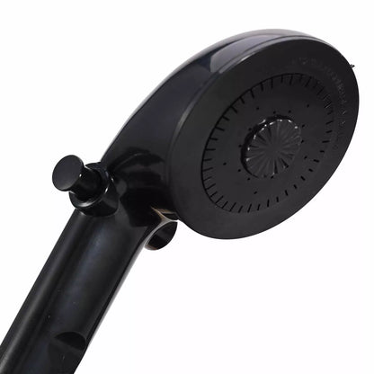 Caravan Camper Trailer Boat RV External Shower Box Kit Faucet Black Outdoor
