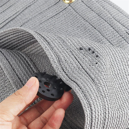 50PCS Round Plastic Sun Shade Net Black Clips Shade Cloth Plastic Clips