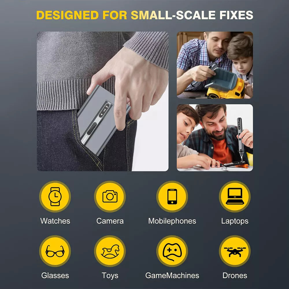 Power Precision Electric Screwdriver 50-IN-1 Set Cordless Mini Repair Tool Kit