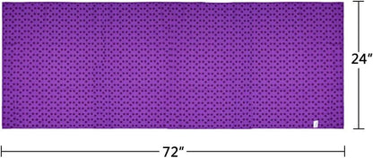 Microfiber Thick Fitness Gym Blanket Non-Slip Eco-friendly Yoga Mat Towel Purple