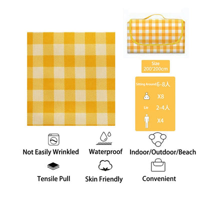 Outdoor Beach Camping Mat Large Waterproof Blanket Camping Picnic Mat