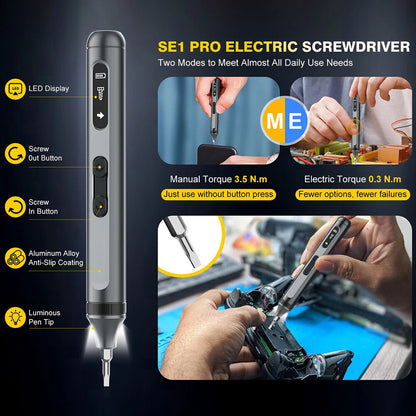 Power Precision Electric Screwdriver 50-IN-1 Set Cordless Mini Repair Tool Kit