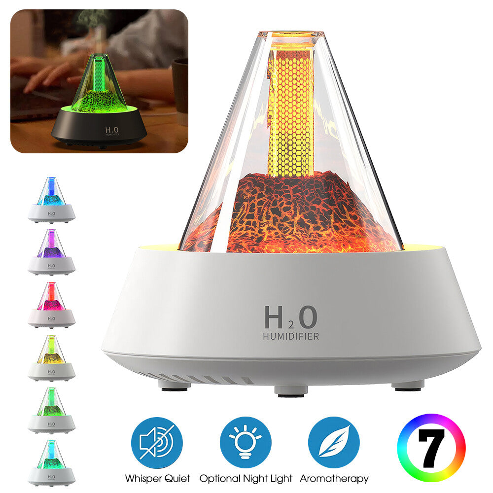 Ultra-Quiet Aromatherapy Diffusers Mini Aroma Essential Oil Diffuser White