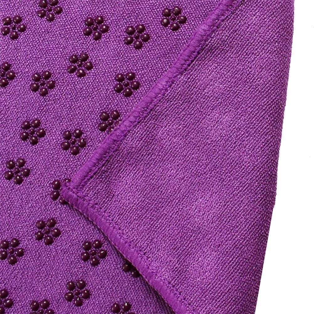 Microfiber Thick Fitness Gym Blanket Non-Slip Eco-friendly Yoga Mat Towel Purple