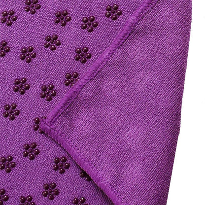 Microfiber Thick Fitness Gym Blanket Non-Slip Eco-friendly Yoga Mat Towel Purple