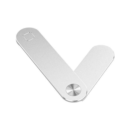 Laptop Side Mount Clip Portable Adjustable Magnetic Phone Computer Holder Silver
