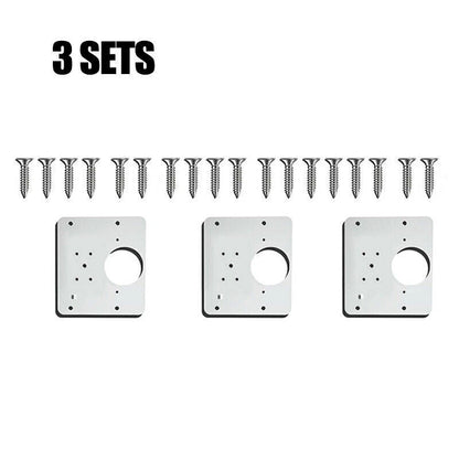 Rust Resistant Steel Furniture Repair Mount Tool Hinge Repair Plate Cupboard