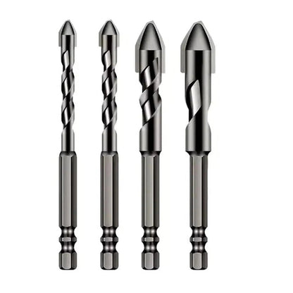 4X Wood Glass Carbide Drill Bits High-Strength Eccentric Twist Drill Bit