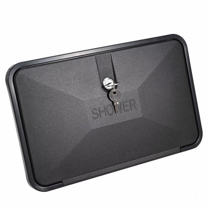 Caravan Camper Trailer Boat RV External Shower Box Kit Faucet Black Outdoor