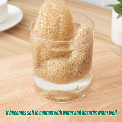 Natural Loofah Sponge Shower Body Brush Exfoliating Skin Washing Dishes