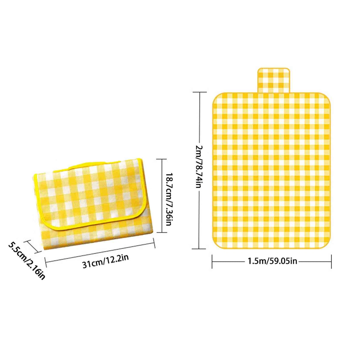 Outdoor Beach Camping Mat Large Waterproof Blanket Camping Picnic Mat