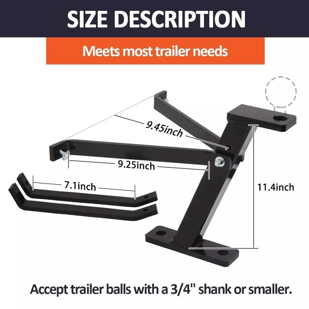 Garden Tractor Pro Hi Hitch Riding Mowers Steel Lawn Mower Trailer Towing Hitch