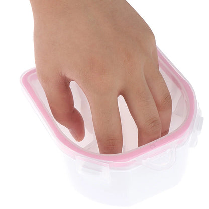 1PC 2in1 Soak Off Bowl Acetone Holder Liquid Manicure Treatment Acrylic Nails