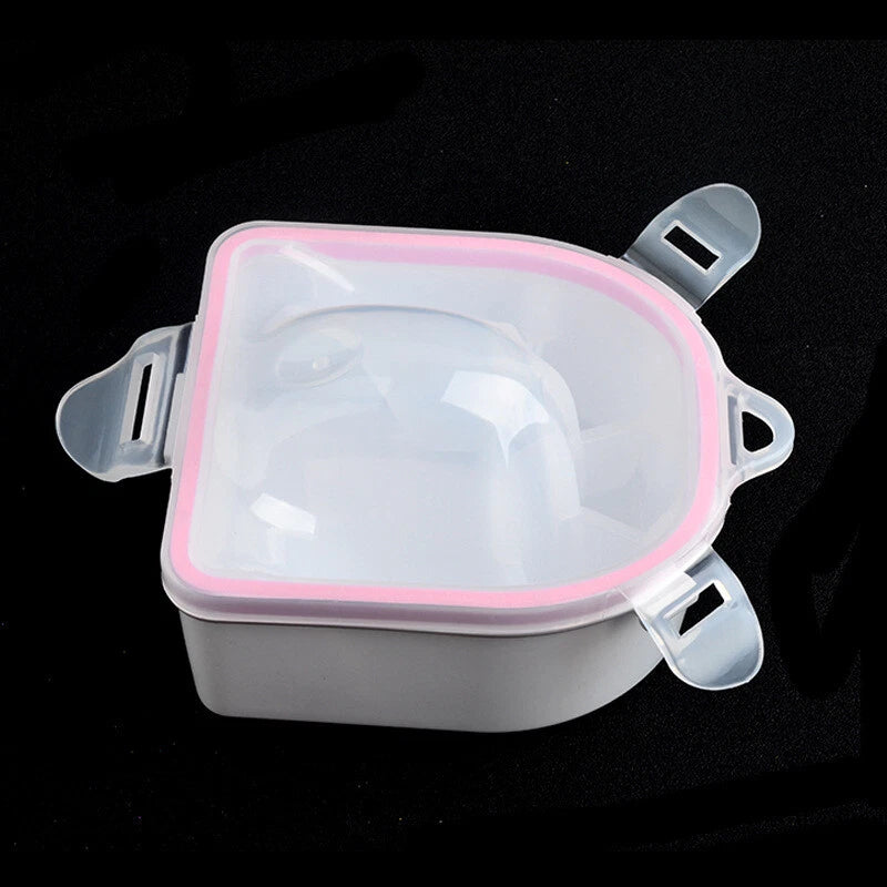 1PC 2in1 Soak Off Bowl Acetone Holder Liquid Manicure Treatment Acrylic Nails