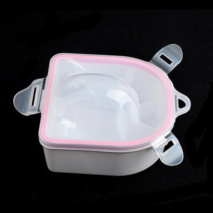 1PC 2in1 Soak Off Bowl Acetone Holder Liquid Manicure Treatment Acrylic Nails