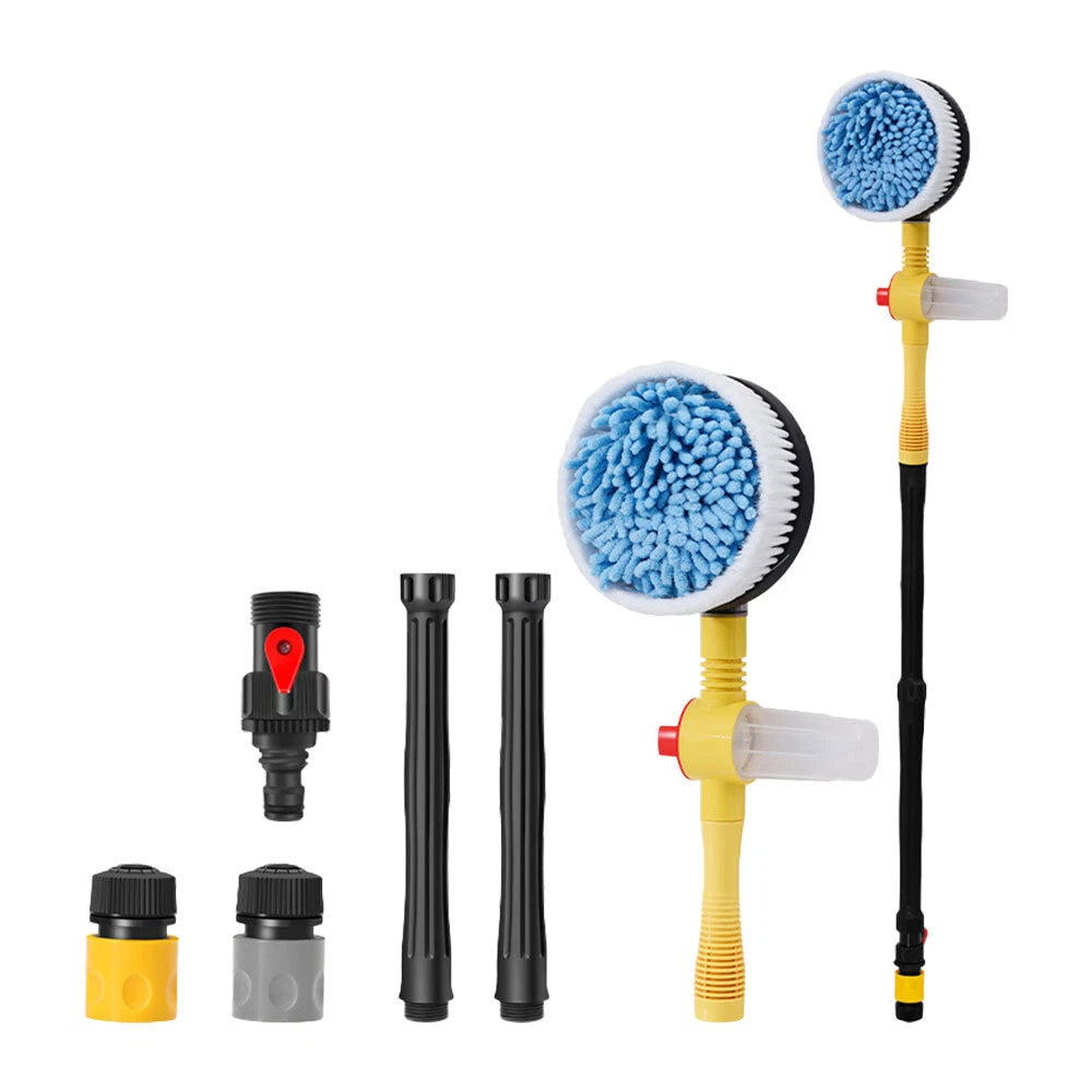 Long Handle Automatic Rotating Car Wash Foaming Brush Microfiber Cleaning Mop