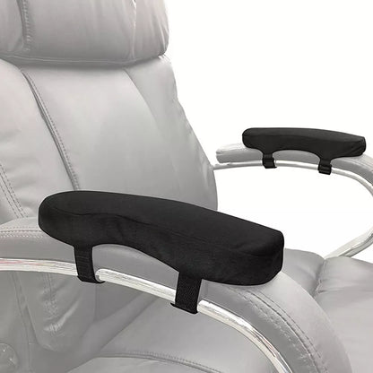 2PCS Elbow Arm Rest Pad Memory Foam Cushions Support Cover Chair Armrest
