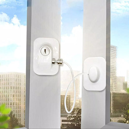 Fridge Cabinet Child Safety Refrigerator Lock Drawer Window Door Latches Keys