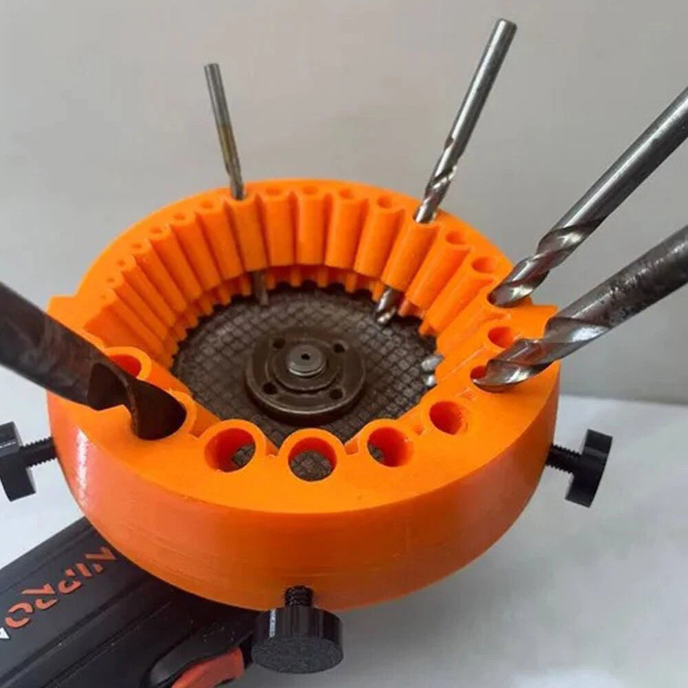 Polishing Grinding Tool Multipurpose Drill Bit Grinding Sharpener Orange
