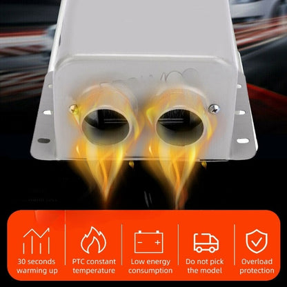 Windscreen Defroster Demister 1200W Car Truck Keep Warmer Dash Heater 12V