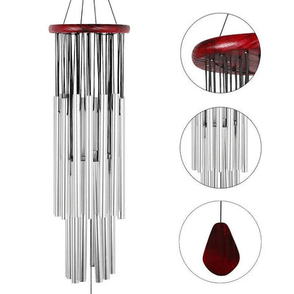 Home Decor Wind Chimes Garden Large Deep Tone Windchime 27 Tubes Chapel Bell
