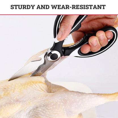 Stainless Steel Multi Purpose Sharp Meat Scissor Kitchen Scissors Heavy Duty