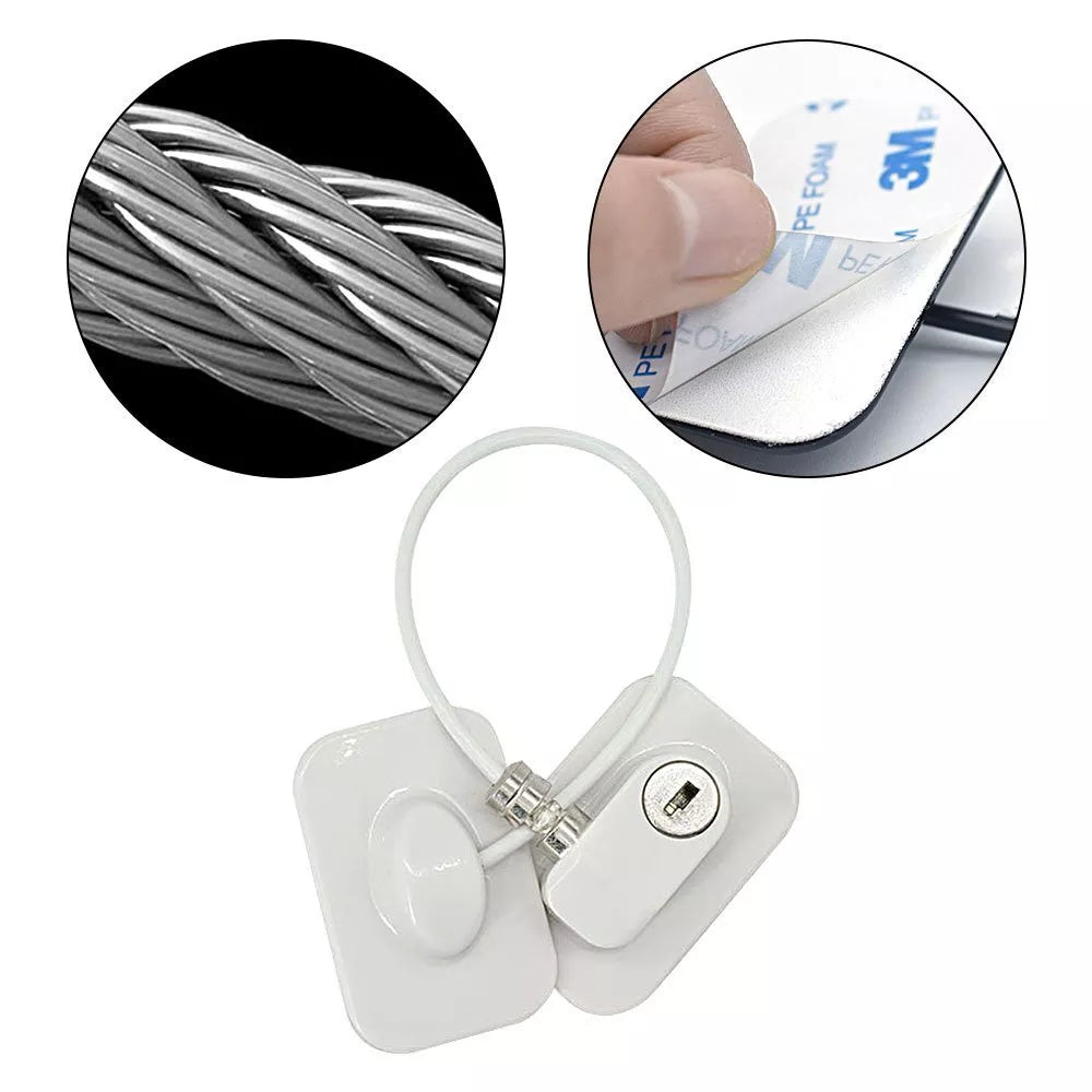 Fridge Cabinet Child Safety Refrigerator Lock Drawer Window Door Latches Keys