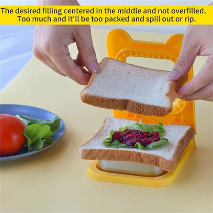 Sandwiches Decruster Kids Lunch Crust Remover Square Sandwich Cutter Sealer