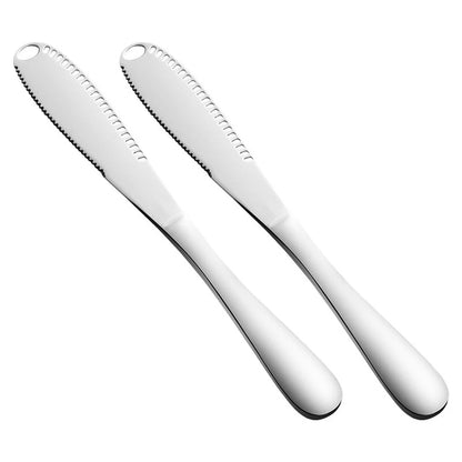2X Butter Cheese Slicer Stainless Sandwich Spreader Scraper Kitchen Tool