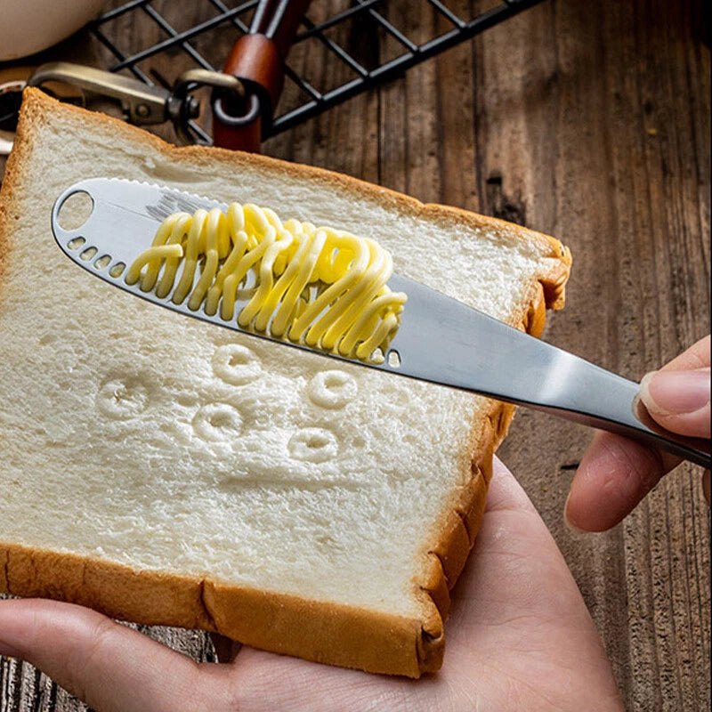 2X Butter Cheese Slicer Stainless Sandwich Spreader Scraper Kitchen Tool