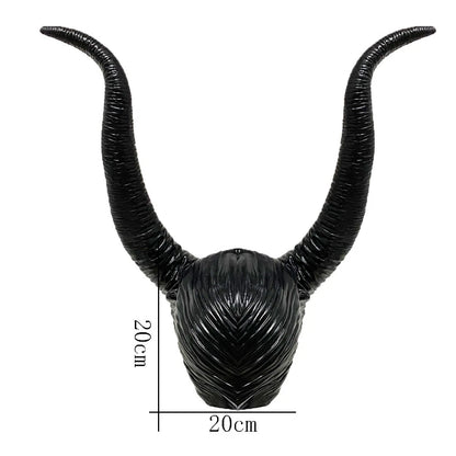 Halloween Headpiece Evil Disney Fairy Queen Hat Ladies Maleficent Horns Headwear