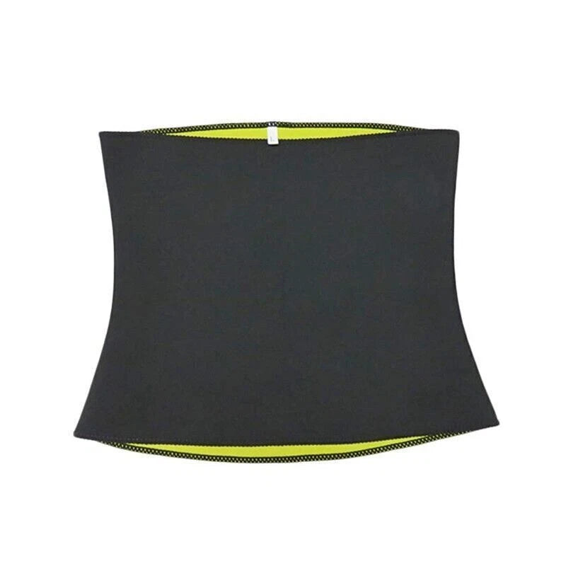 Sweat Fat Burn Tummy Trimmer Waist Trainer Fit Body Shaper Slimming Belt Large