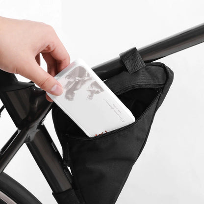 Bike Cycling Triangle Bag Sporting Accessories Bicycle Black Pouch Front Frame