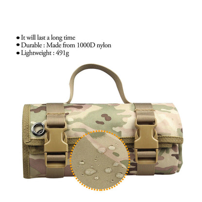 Training Molle Roll Up Hunting Gun Pad Tactical Shooting Range Mat Camouflage