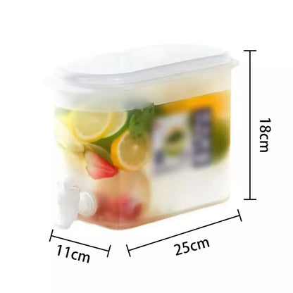 3.5L Beverage Drink Dispenser Water Jug Tap Refrigerator Lemonade Container