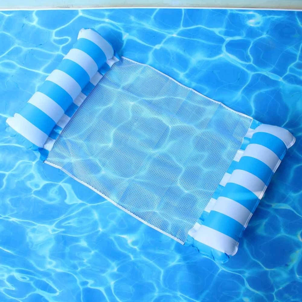 Pool Bed Swimming Chair Toy Inflatable Portable Floating Water Hammock Float