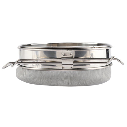 Stainless Steel Double Sieve Leaf Beekeeping Equipment Kit Honey Strainer Filter