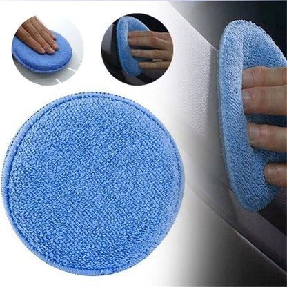 10x Wax Applicator Pads Cleaning Buffer Car Microfibre Polishing Foam Sponge