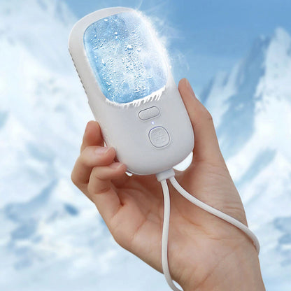 Personal Cooling Relief Ice Muscle Repair Calming Compress Neck Fan Green