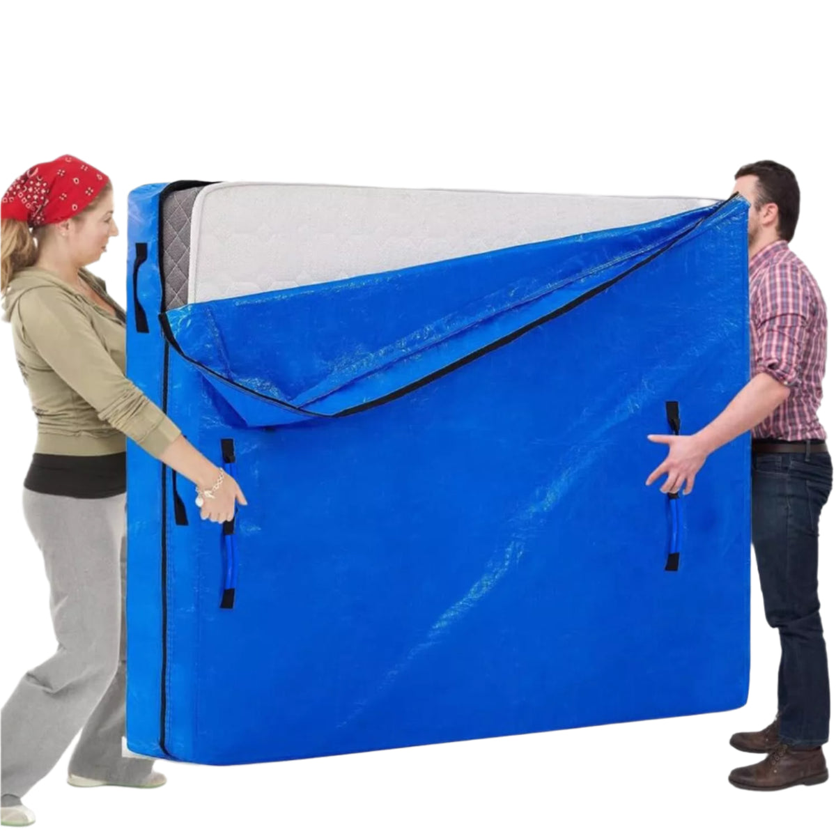Easy Moving Carry Storage Mattress Bag Protector Dust Cover King Single Size