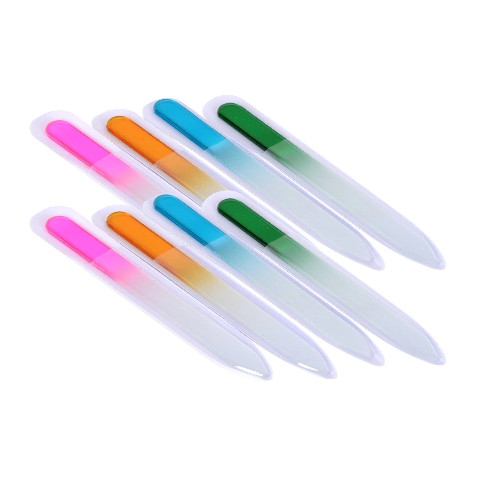 8x Manicure Acrylic Gel Durable Nail File Crystal Glass Buffer Art Files Device